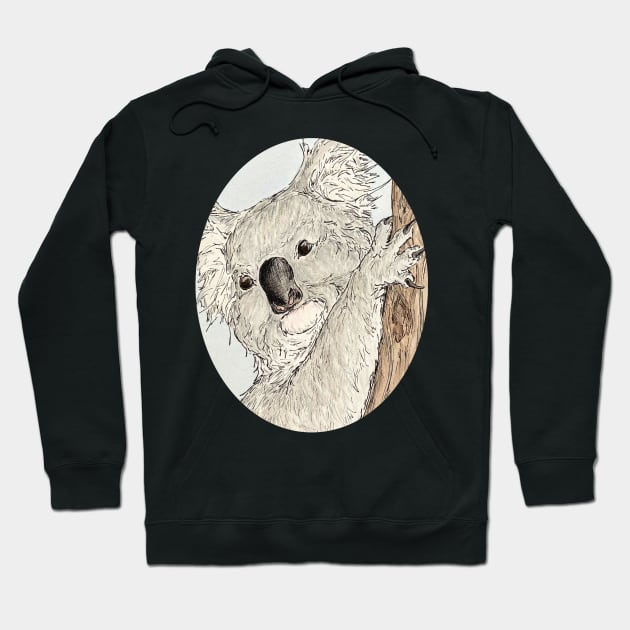 Koala greeting Hoodie by AussieLogic